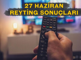 27 haziran reyting sonuçları