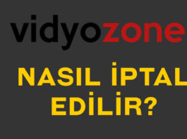 vodefone vidyozone iptal etme